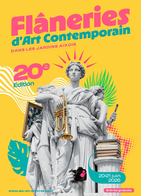 Flâneries d’Art Contemporain dans les Jardins Aixois - actuprovence agenda sortir en Provence été 2026