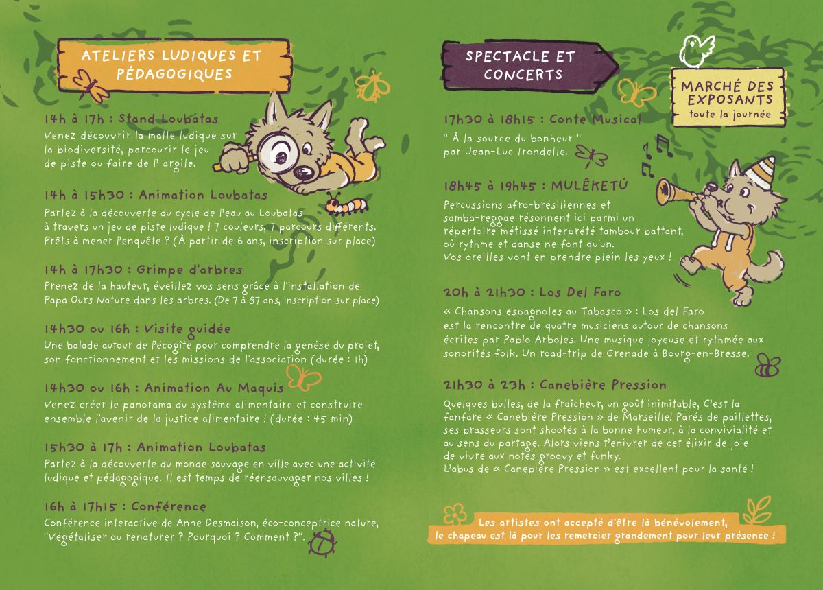 La Fête du Loubatas Peyrolles en Provence programme 2 _ actuprovence agenda de la Provence
